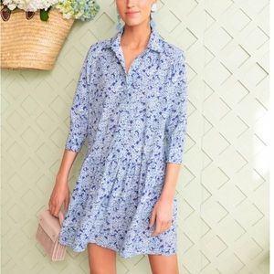 Tuckernuck Hydrangea Hayes Shirt Dress